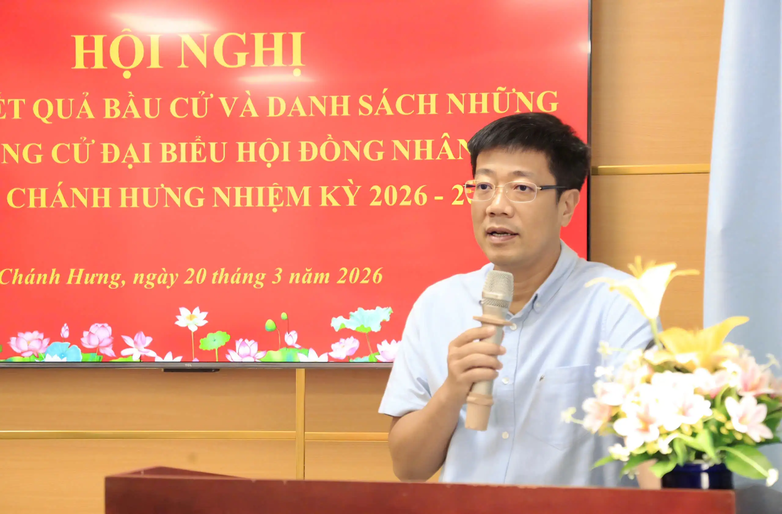 Phường Chánh Hưng công bố kết quả bầu cử và danh sách những người trúng cử đại biểu Hội đồng nhân dân phường nhiệm kỳ 2026 – 2031