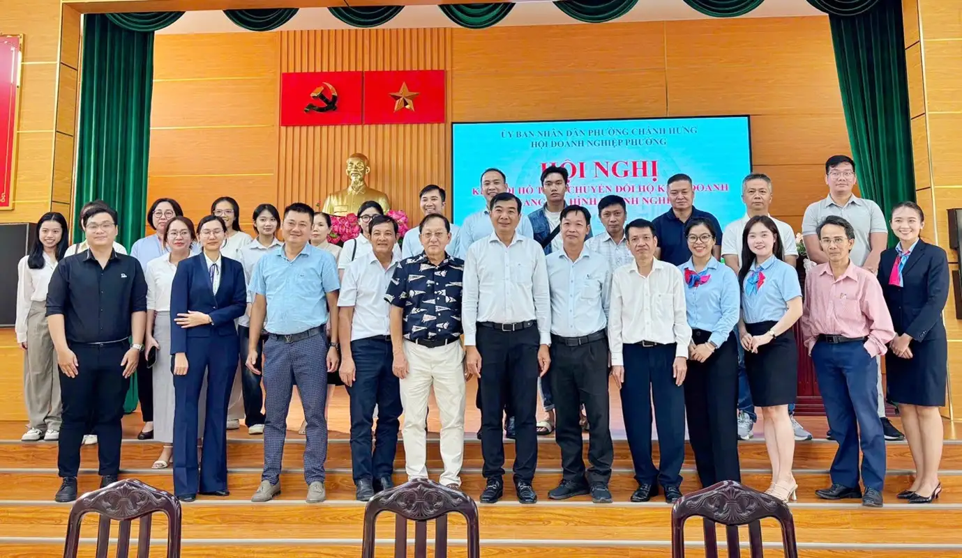 Phường Chánh Hưng tổ chức hội nghị kết nối hỗ trợ, chuyển đổi hộ kinh doanh sang mô hình doanh nghiệp