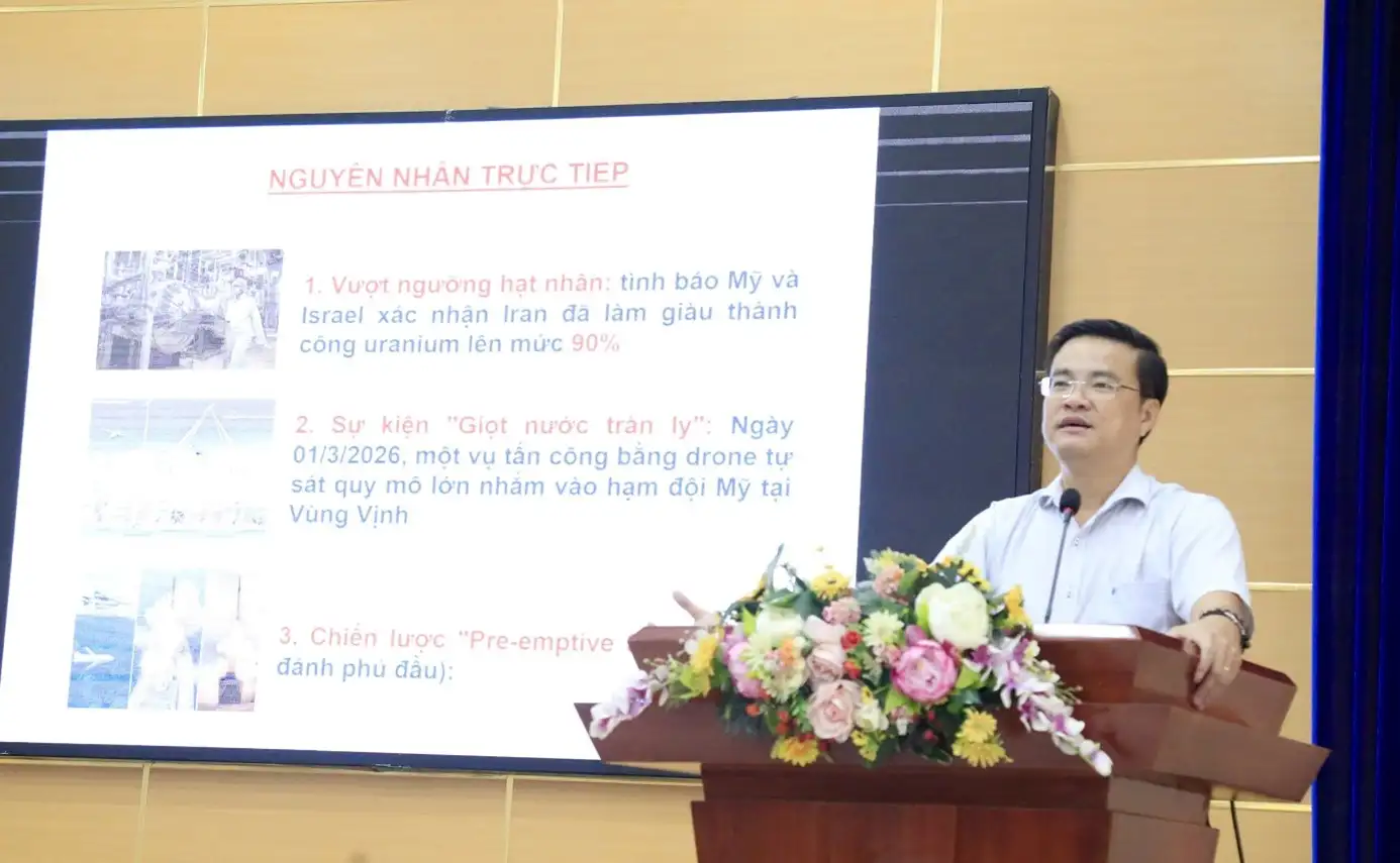 Phường Chánh Hưng tổ chức Thông tin thời sự Quý I năm 2026