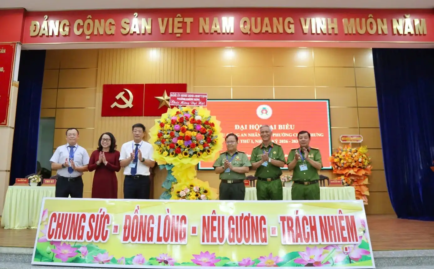 Đại hội đại biểu Hội Cựu Công an nhân dân phường Chánh Hưng lần thứ I, nhiệm kỳ 2026 – 2031 thành công tốt đẹp